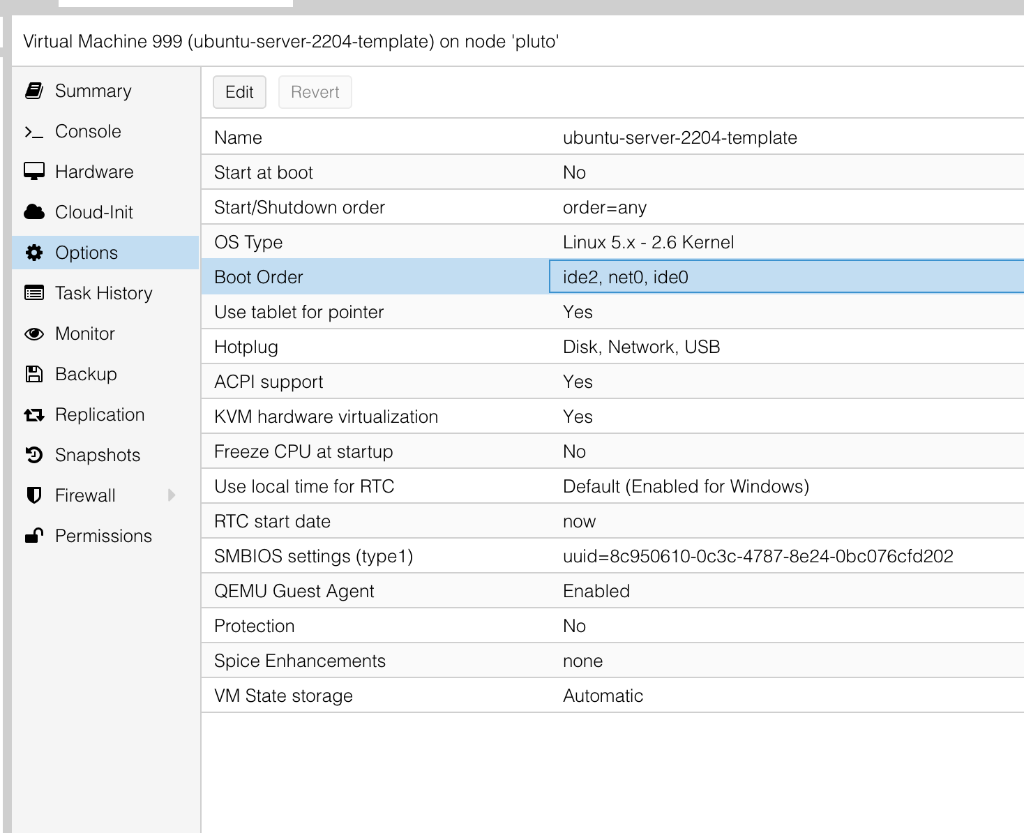 Creating a VM Template in Proxmox