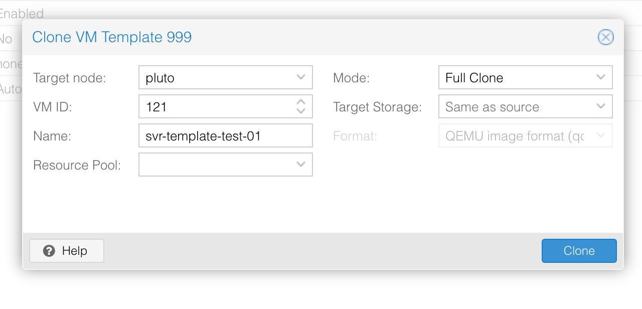 Creating a VM Template in Proxmox