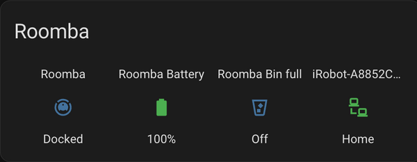 Integrating Roomba with Home Assistant